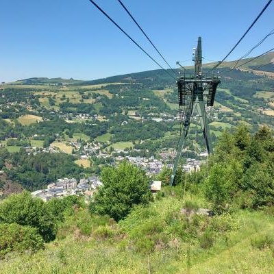 La Bourboule vue du plateau de Charlannes